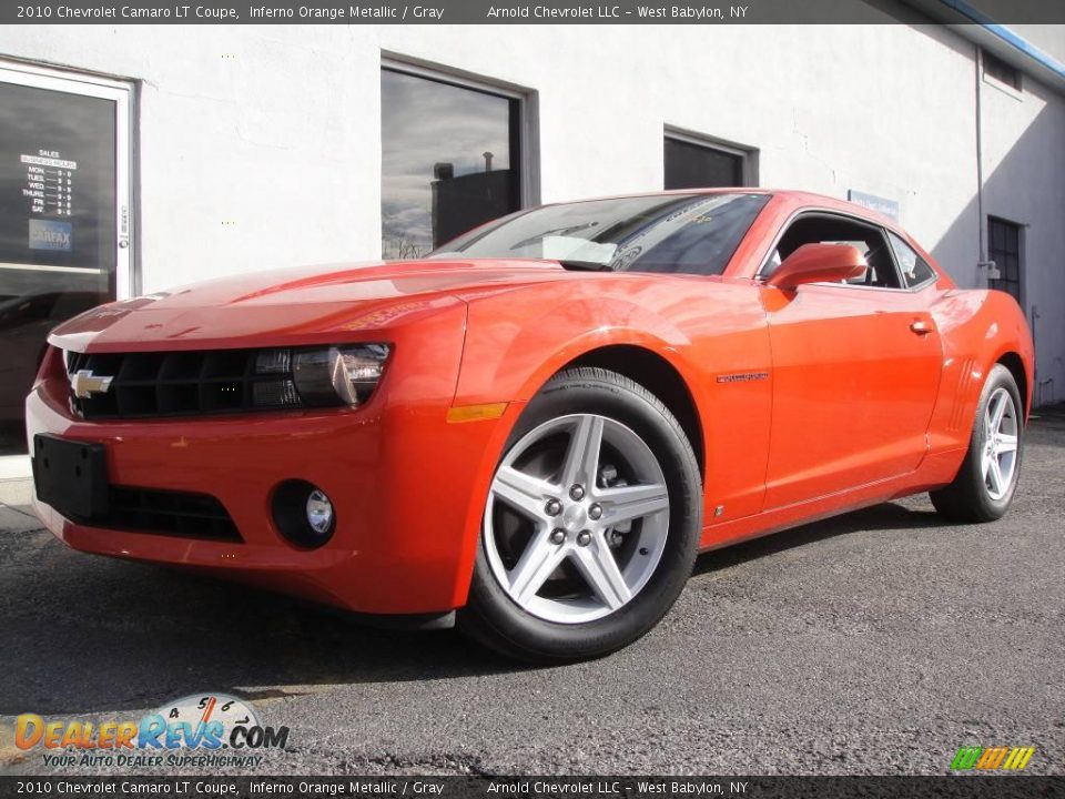 2010 Chevrolet Camaro LT Coupe Inferno Orange Metallic / Gray Photo #1