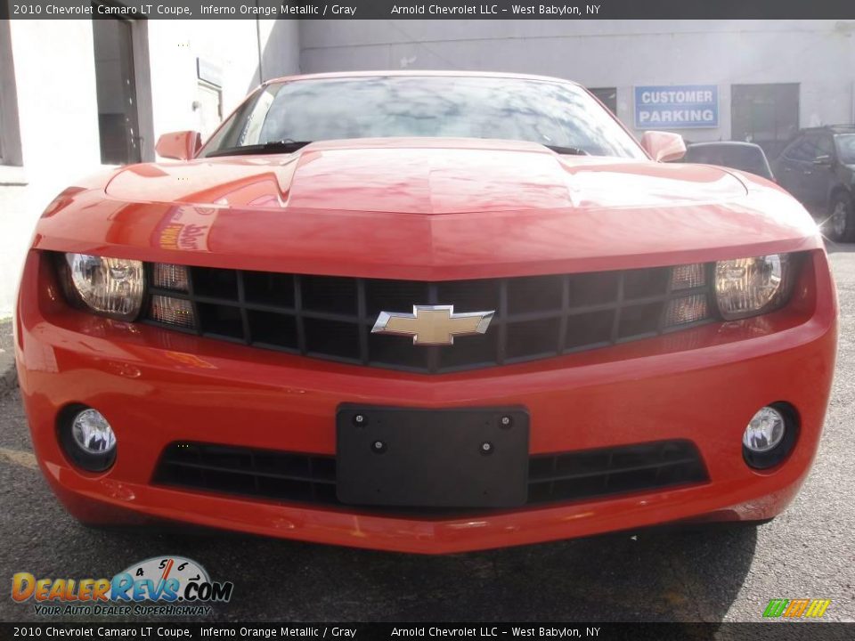 2010 Chevrolet Camaro LT Coupe Inferno Orange Metallic / Gray Photo #2