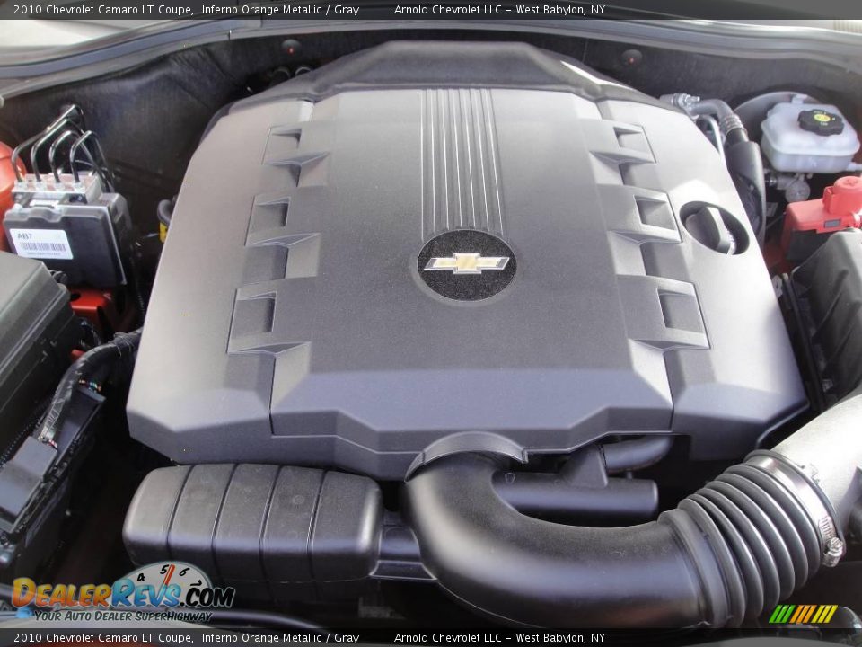 2010 Chevrolet Camaro LT Coupe Inferno Orange Metallic / Gray Photo #9