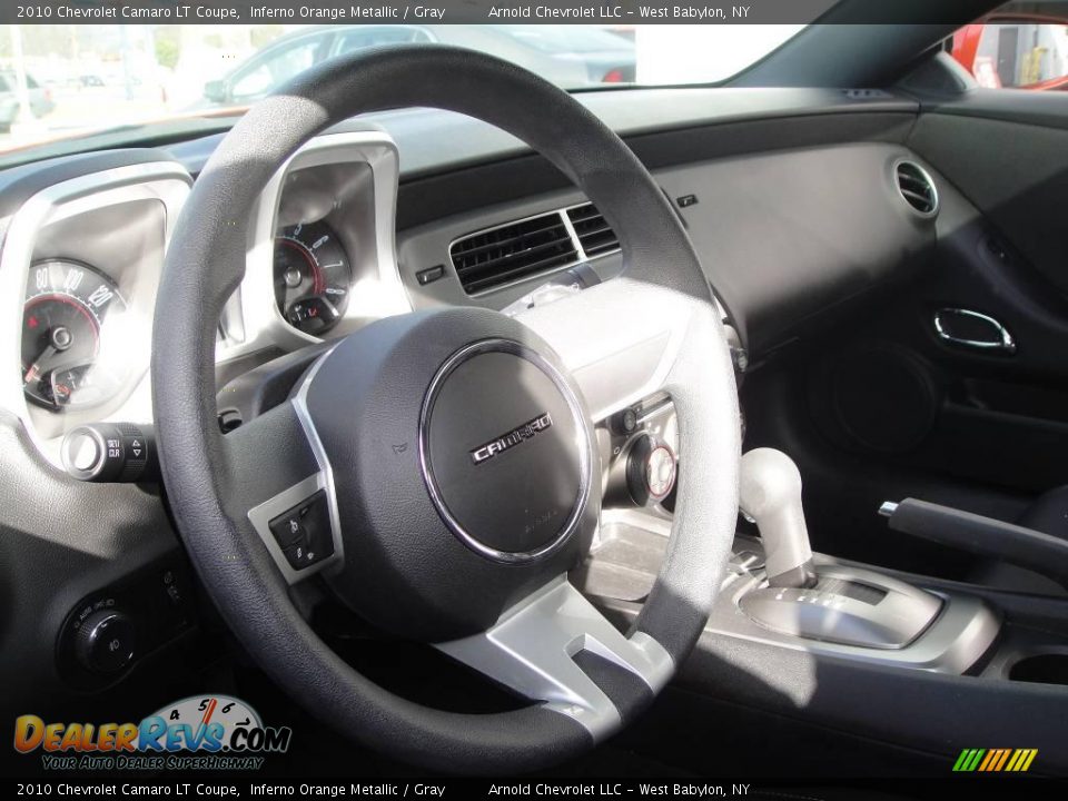 2010 Chevrolet Camaro LT Coupe Inferno Orange Metallic / Gray Photo #12