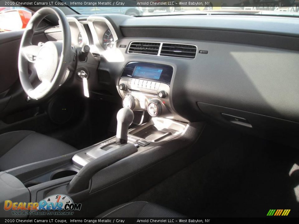 2010 Chevrolet Camaro LT Coupe Inferno Orange Metallic / Gray Photo #14