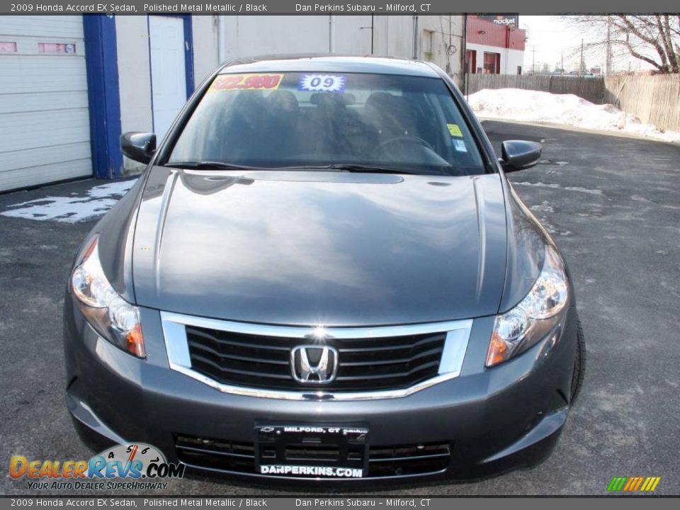 2009 Honda Accord EX Sedan Polished Metal Metallic / Black Photo #2