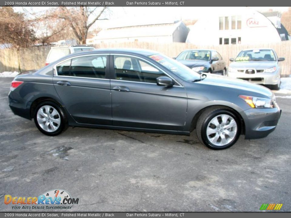 2009 Honda Accord EX Sedan Polished Metal Metallic / Black Photo #4