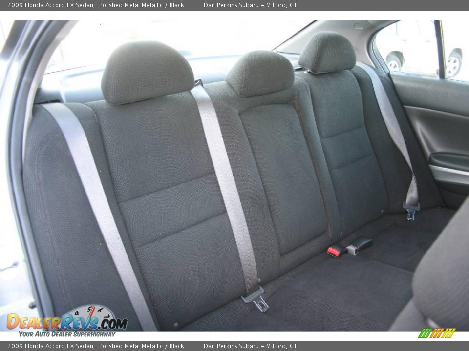 2009 Honda Accord EX Sedan Polished Metal Metallic / Black Photo #13