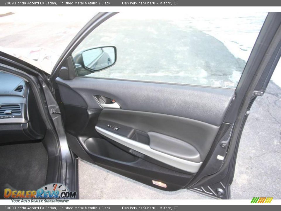 2009 Honda Accord EX Sedan Polished Metal Metallic / Black Photo #14