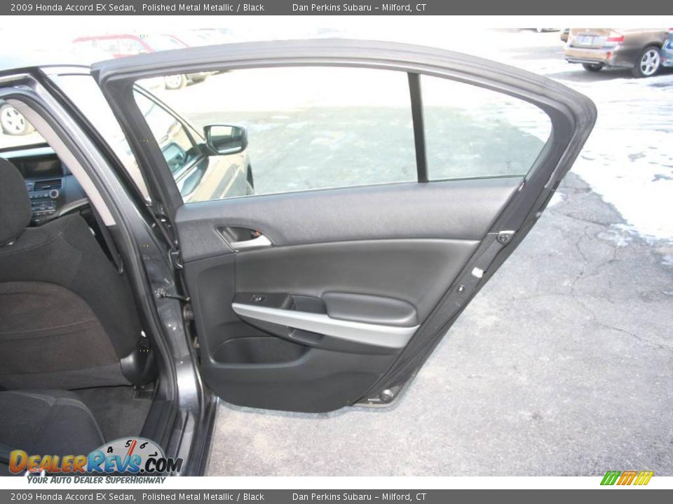 2009 Honda Accord EX Sedan Polished Metal Metallic / Black Photo #15