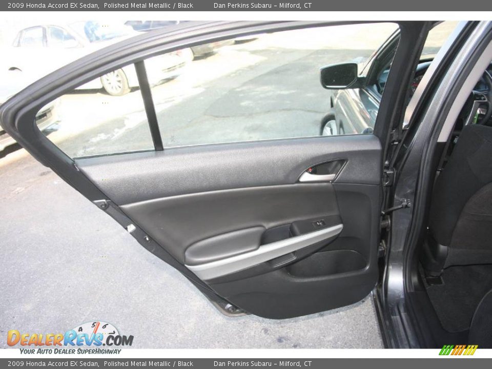 2009 Honda Accord EX Sedan Polished Metal Metallic / Black Photo #16