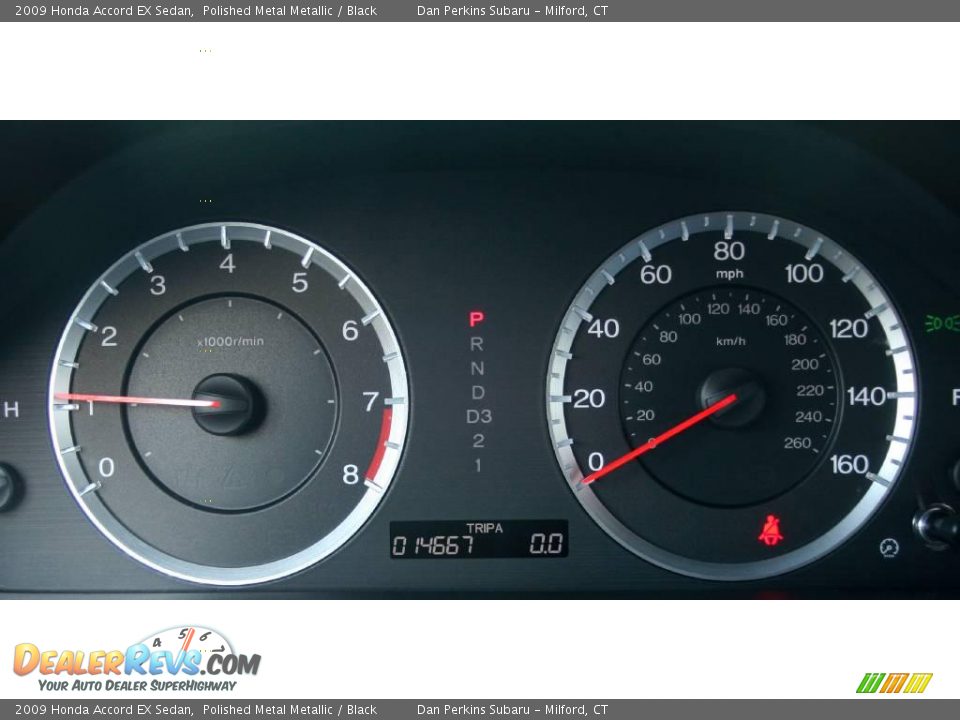 2009 Honda Accord EX Sedan Polished Metal Metallic / Black Photo #24