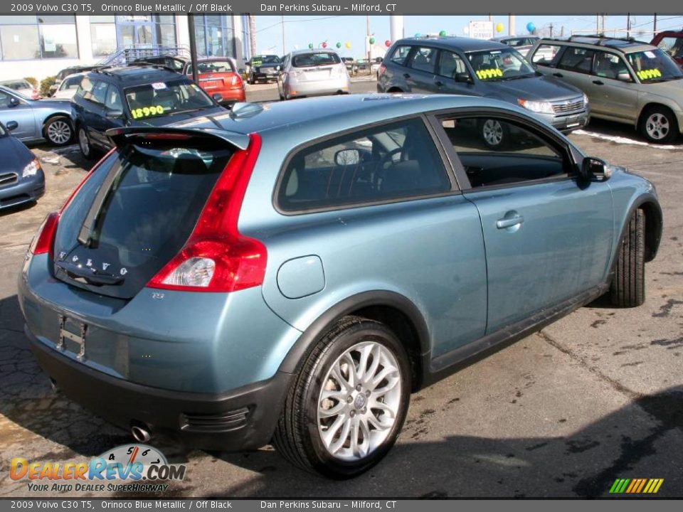 2009 Volvo C30 T5 Orinoco Blue Metallic / Off Black Photo #5