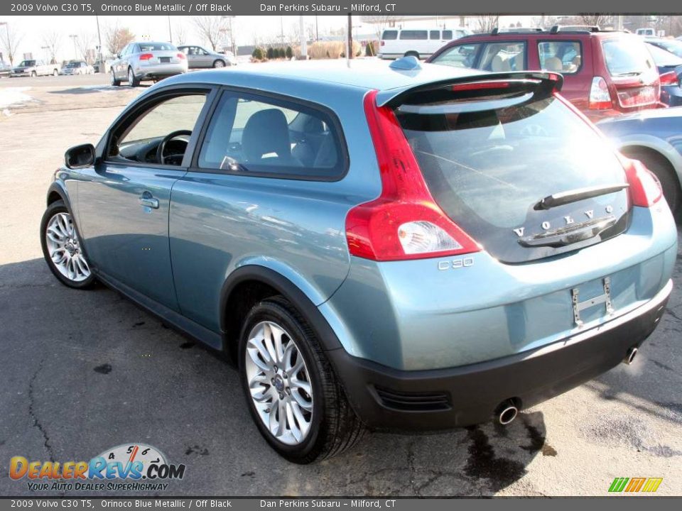 2009 Volvo C30 T5 Orinoco Blue Metallic / Off Black Photo #8