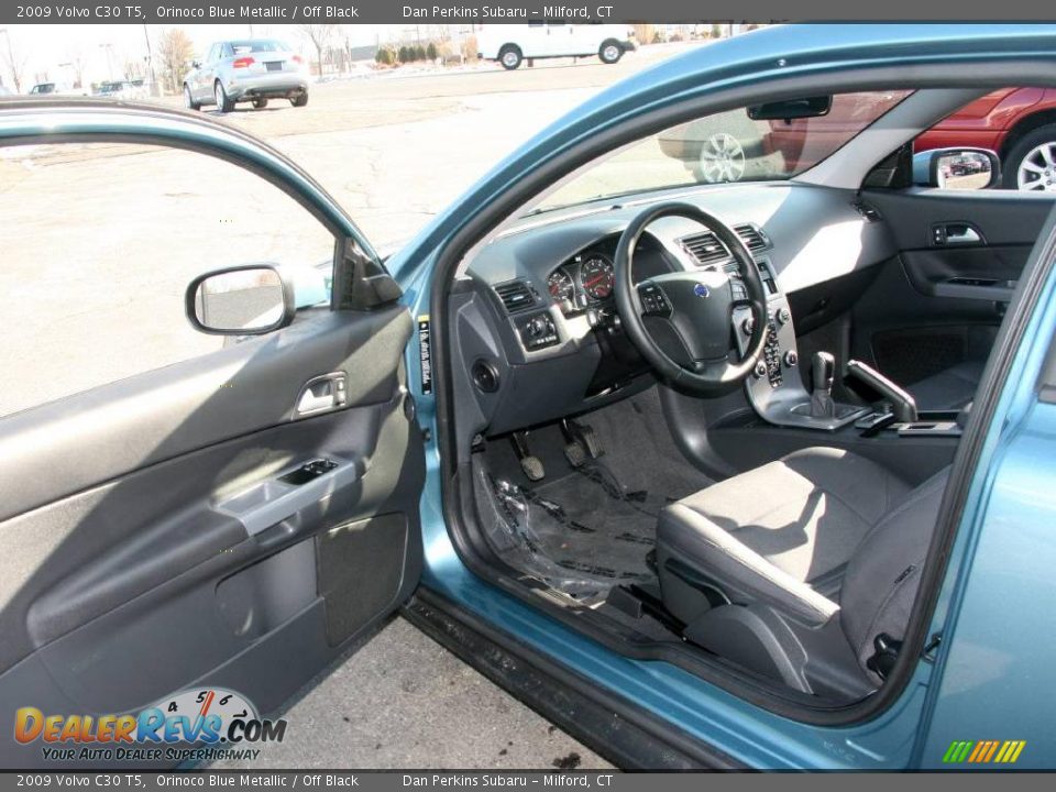 2009 Volvo C30 T5 Orinoco Blue Metallic / Off Black Photo #10