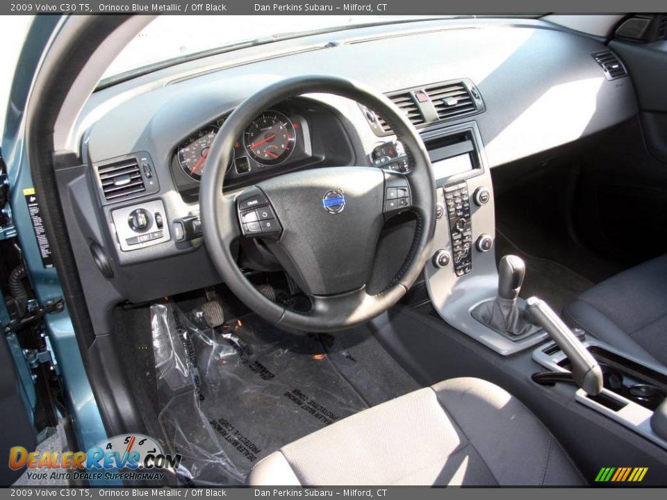 2009 Volvo C30 T5 Orinoco Blue Metallic / Off Black Photo #11