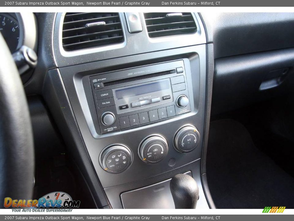 2007 Subaru Impreza Outback Sport Wagon Newport Blue Pearl / Graphite Gray Photo #22