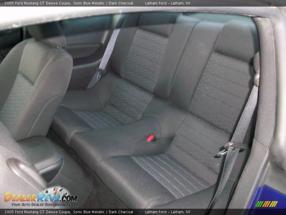 2005 Ford Mustang GT Deluxe Coupe Sonic Blue Metallic / Dark Charcoal Photo #8