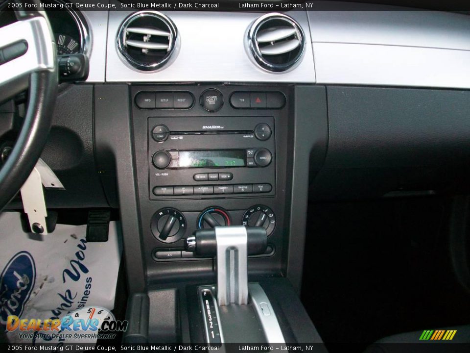 2005 Ford Mustang GT Deluxe Coupe Sonic Blue Metallic / Dark Charcoal Photo #9