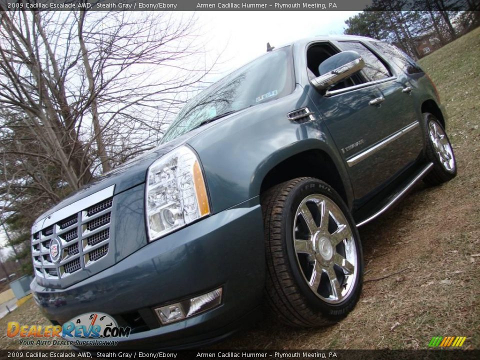2009 Cadillac Escalade AWD Stealth Gray / Ebony/Ebony Photo #1