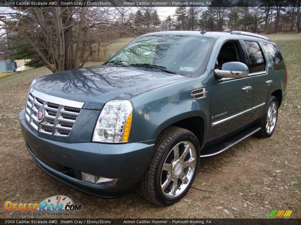2009 Cadillac Escalade AWD Stealth Gray / Ebony/Ebony Photo #2