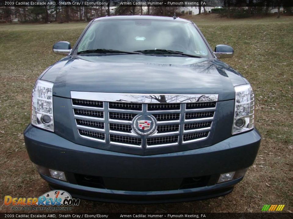 2009 Cadillac Escalade AWD Stealth Gray / Ebony/Ebony Photo #3