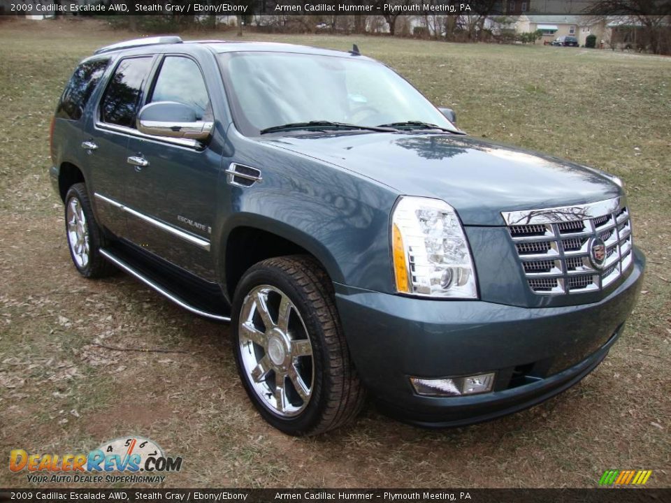 2009 Cadillac Escalade AWD Stealth Gray / Ebony/Ebony Photo #4