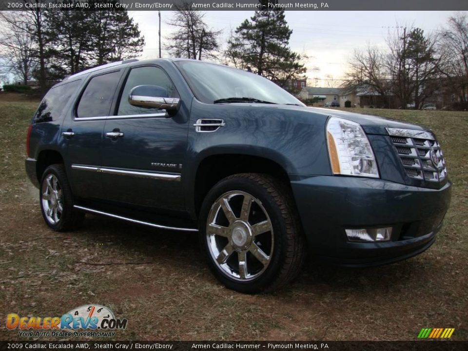 2009 Cadillac Escalade AWD Stealth Gray / Ebony/Ebony Photo #5