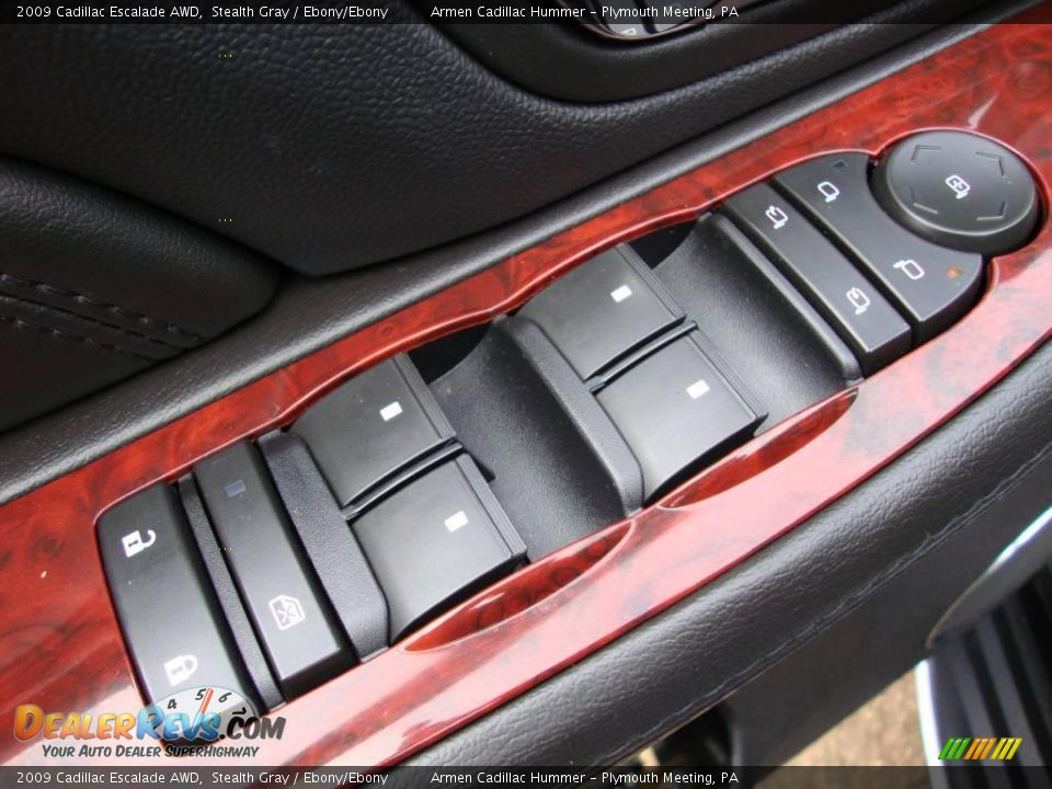 2009 Cadillac Escalade AWD Stealth Gray / Ebony/Ebony Photo #12
