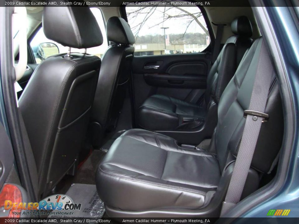 2009 Cadillac Escalade AWD Stealth Gray / Ebony/Ebony Photo #19