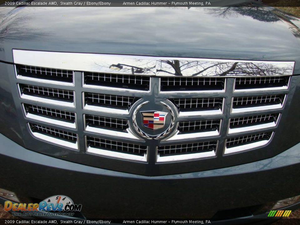 2009 Cadillac Escalade AWD Stealth Gray / Ebony/Ebony Photo #24