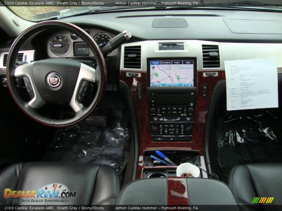 2009 Cadillac Escalade AWD Stealth Gray / Ebony/Ebony Photo #27