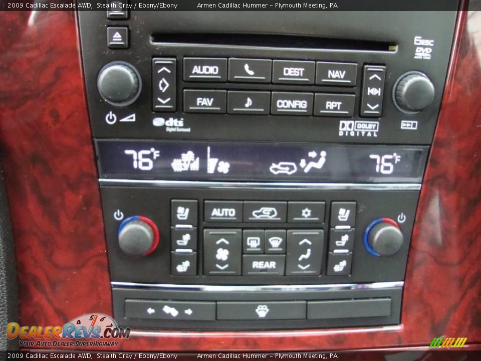 2009 Cadillac Escalade AWD Stealth Gray / Ebony/Ebony Photo #32