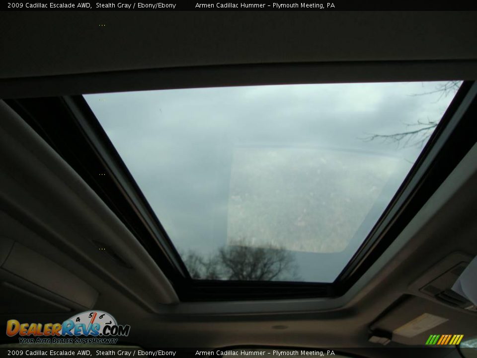 2009 Cadillac Escalade AWD Stealth Gray / Ebony/Ebony Photo #34