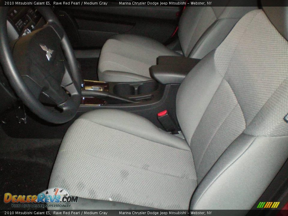 2010 Mitsubishi Galant ES Rave Red Pearl / Medium Gray Photo #2