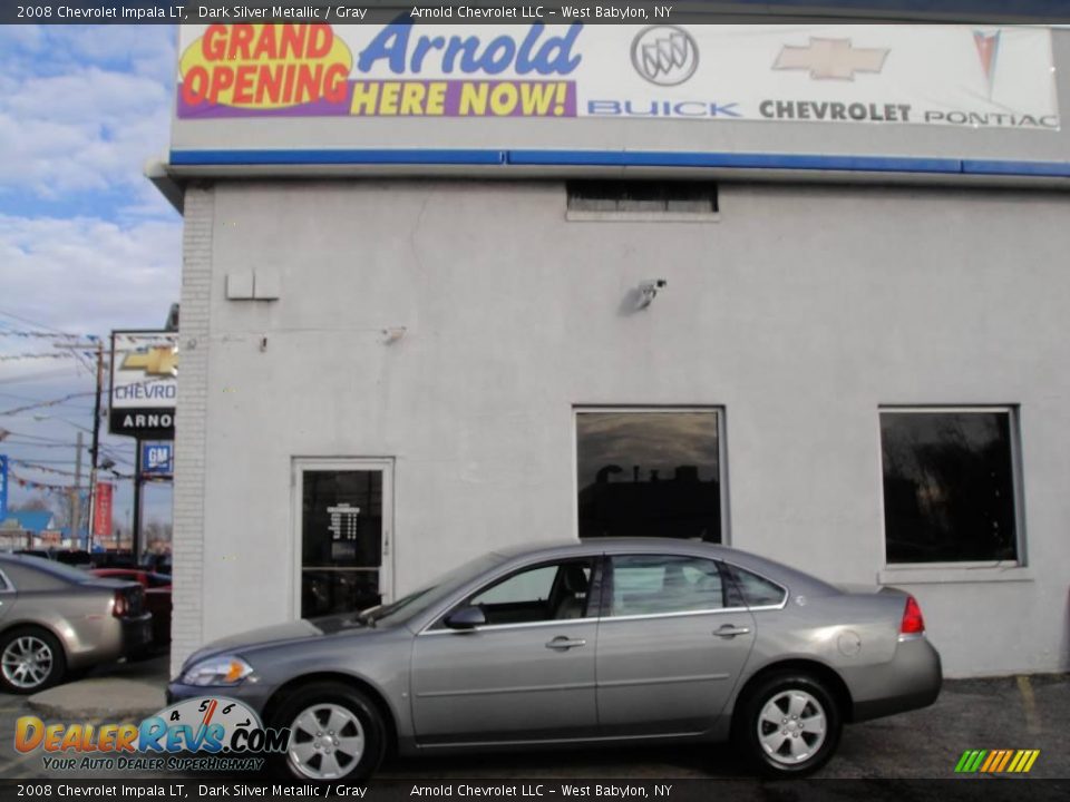 2008 Chevrolet Impala LT Dark Silver Metallic / Gray Photo #3