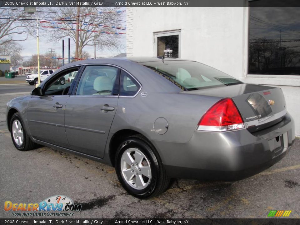 2008 Chevrolet Impala LT Dark Silver Metallic / Gray Photo #4