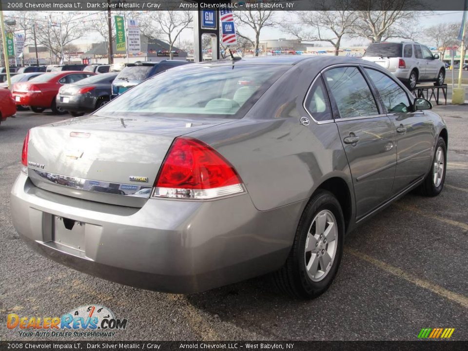 2008 Chevrolet Impala LT Dark Silver Metallic / Gray Photo #6