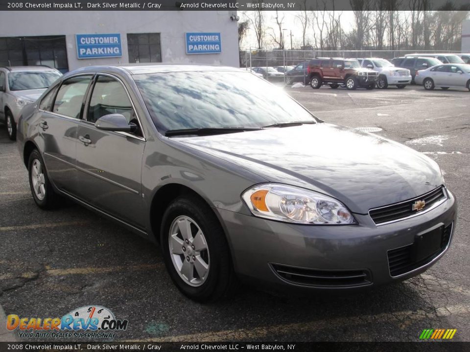 2008 Chevrolet Impala LT Dark Silver Metallic / Gray Photo #7