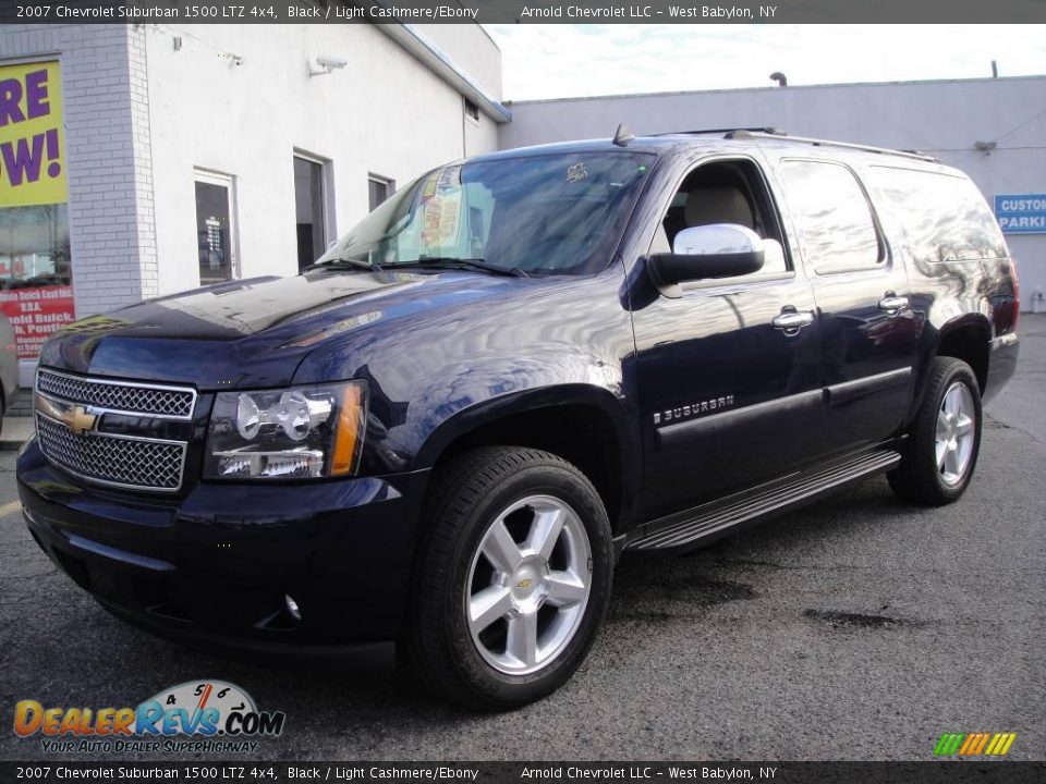 2007 Chevrolet Suburban 1500 LTZ 4x4 Black / Light Cashmere/Ebony Photo #1