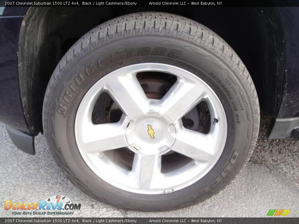 2007 Chevrolet Suburban 1500 LTZ 4x4 Black / Light Cashmere/Ebony Photo #7