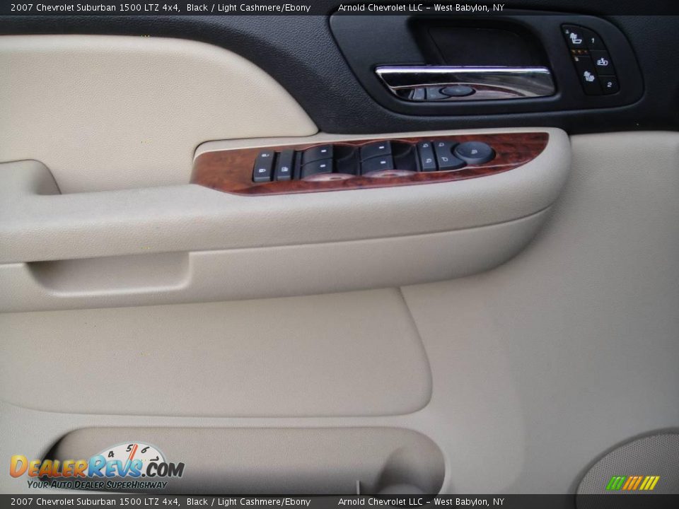 2007 Chevrolet Suburban 1500 LTZ 4x4 Black / Light Cashmere/Ebony Photo #8