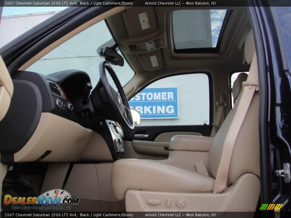2007 Chevrolet Suburban 1500 LTZ 4x4 Black / Light Cashmere/Ebony Photo #10