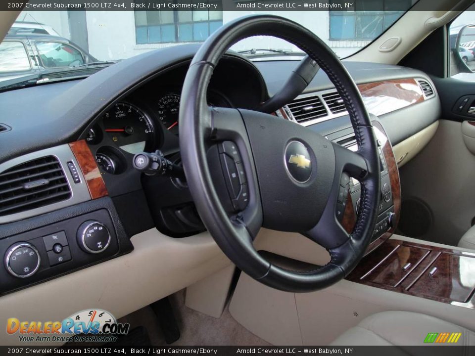 2007 Chevrolet Suburban 1500 LTZ 4x4 Black / Light Cashmere/Ebony Photo #11