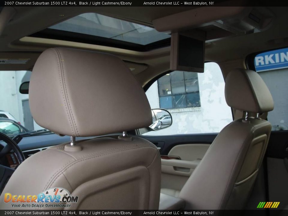2007 Chevrolet Suburban 1500 LTZ 4x4 Black / Light Cashmere/Ebony Photo #14