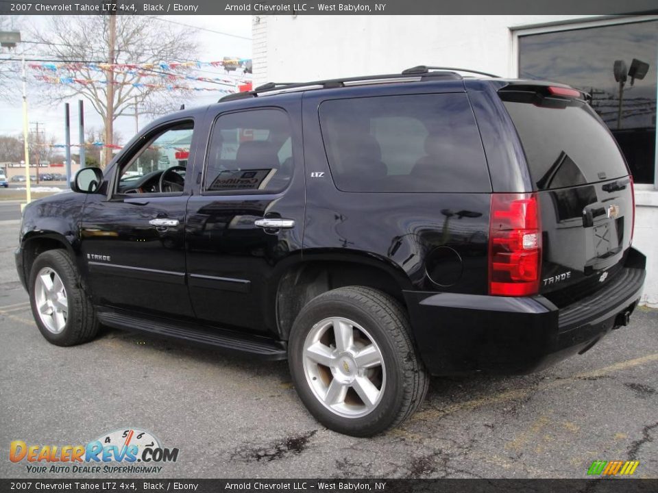 2007 Chevrolet Tahoe LTZ 4x4 Black / Ebony Photo #4