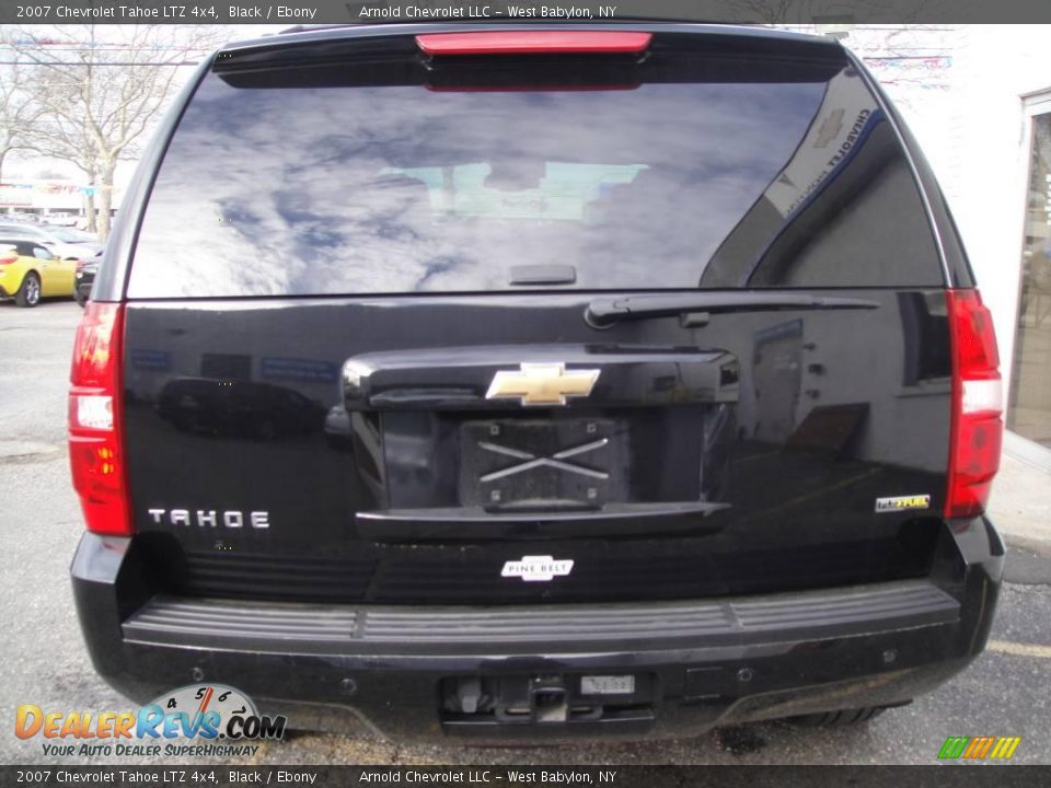 2007 Chevrolet Tahoe LTZ 4x4 Black / Ebony Photo #5