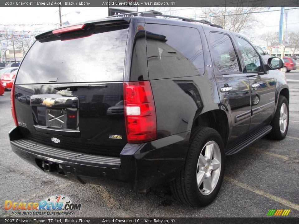 2007 Chevrolet Tahoe LTZ 4x4 Black / Ebony Photo #6
