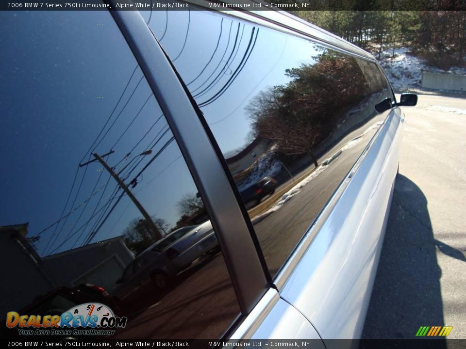 2006 BMW 7 Series 750Li Limousine Alpine White / Black/Black Photo #9