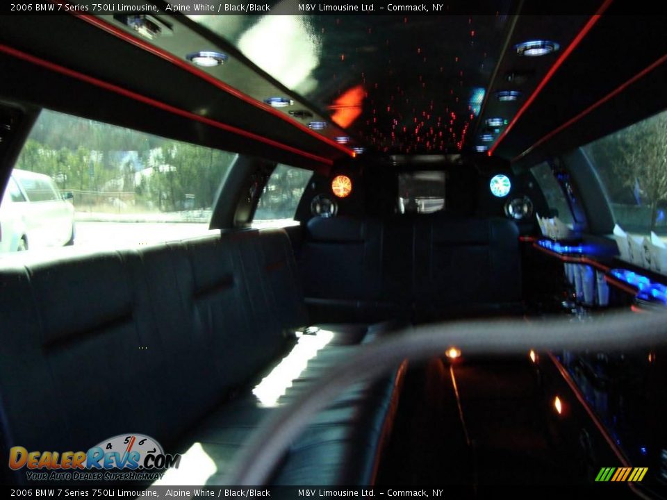 2006 BMW 7 Series 750Li Limousine Alpine White / Black/Black Photo #21