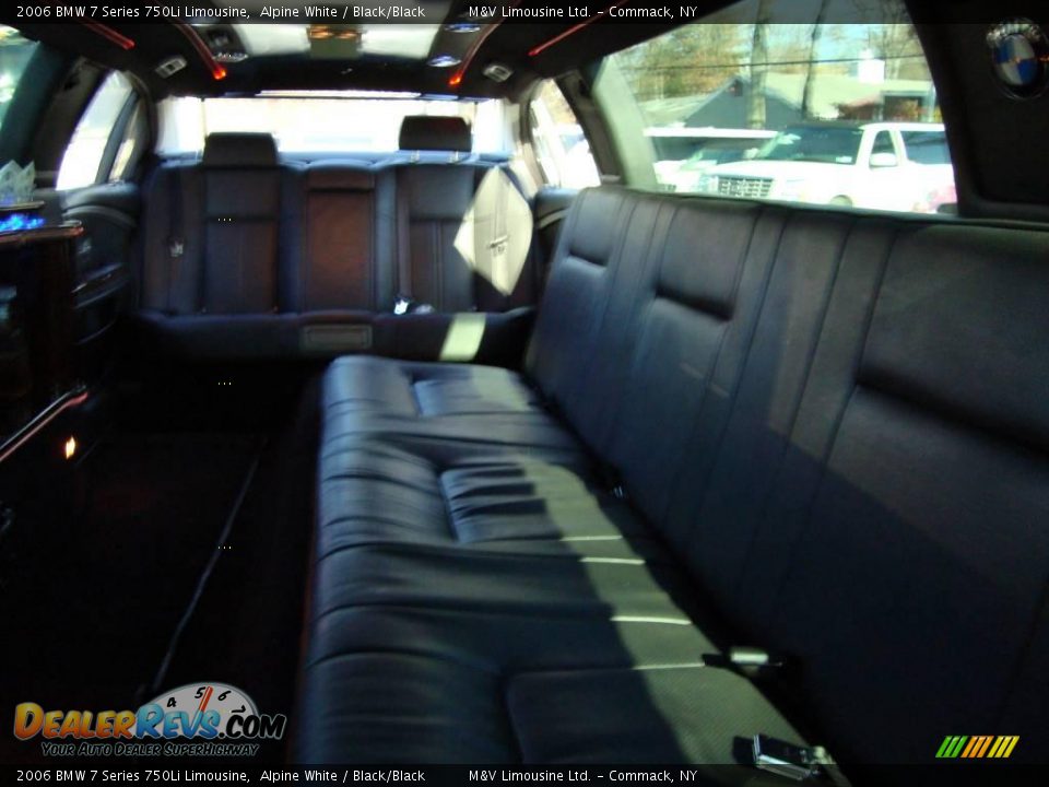 2006 BMW 7 Series 750Li Limousine Alpine White / Black/Black Photo #29