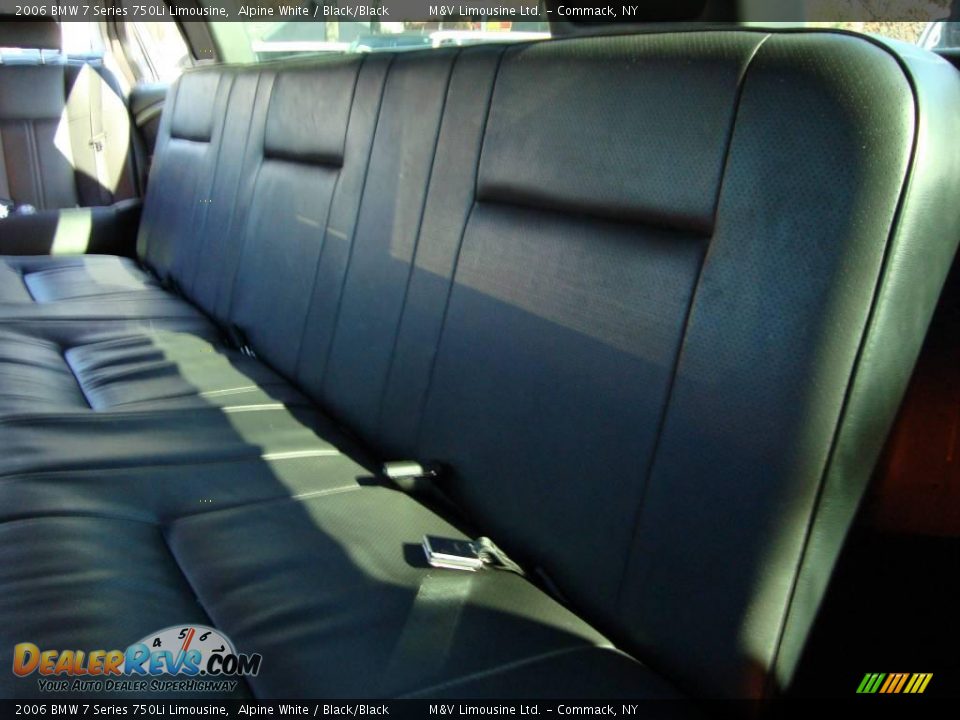 2006 BMW 7 Series 750Li Limousine Alpine White / Black/Black Photo #30