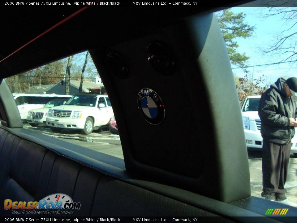 2006 BMW 7 Series 750Li Limousine Alpine White / Black/Black Photo #33