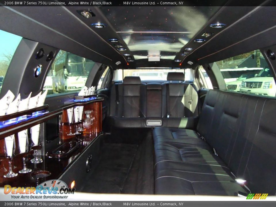 2006 BMW 7 Series 750Li Limousine Alpine White / Black/Black Photo #35